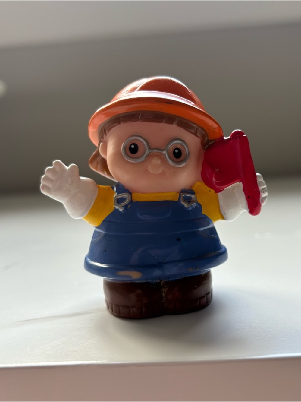 Little people construction worker